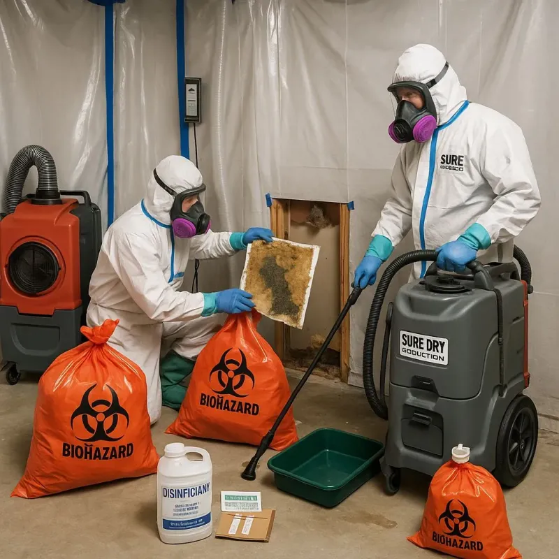 Contaminated Water Handling Protocols process in Runge, TX