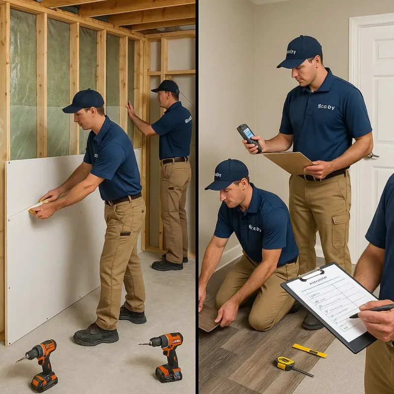 Repairs and Reconstruction process in Runge, TX